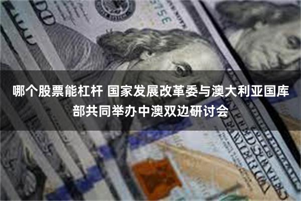 哪个股票能杠杆 国家发展改革委与澳大利亚国库部共同举办中澳双边研讨会