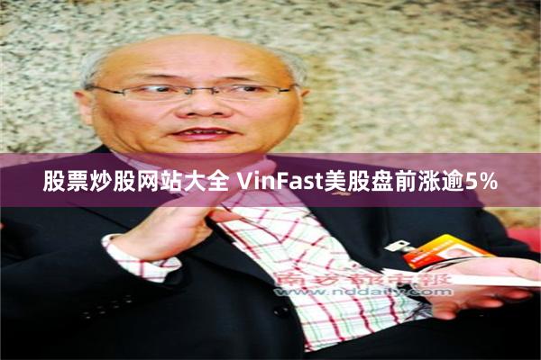 股票炒股网站大全 VinFast美股盘前涨逾5%