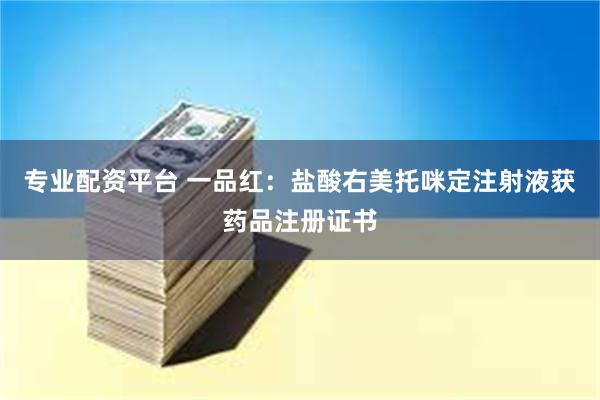 专业配资平台 一品红：盐酸右美托咪定注射液获药品注册证书