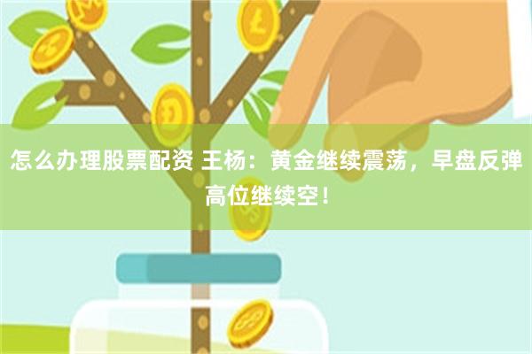 怎么办理股票配资 王杨：黄金继续震荡，早盘反弹高位继续空！