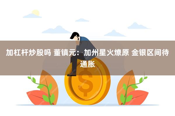 加杠杆炒股吗 董镇元：加州星火燎原 金银区间待通胀