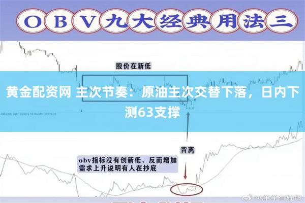 黄金配资网 主次节奏：原油主次交替下落，日内下测63支撑