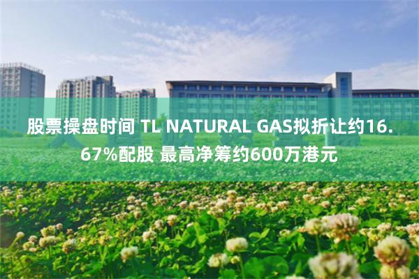 股票操盘时间 TL NATURAL GAS拟折让约16.67%配股 最高净筹约600万港元