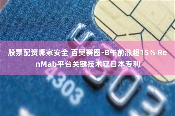 股票配资哪家安全 百奥赛图-B午前涨超15% RenMab平台关键技术获日本专利