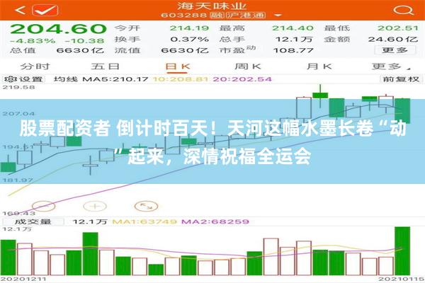 股票配资者 倒计时百天！天河这幅水墨长卷“动”起来，深情祝福全运会